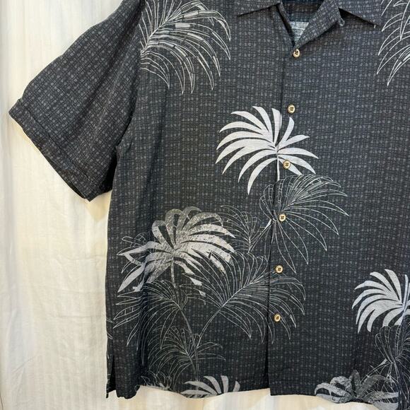 Jamaica Jaxx Hawaiian Button Down Aloha Shirt Men Size Large %100 Silk Tropical - Picture 5 of 9